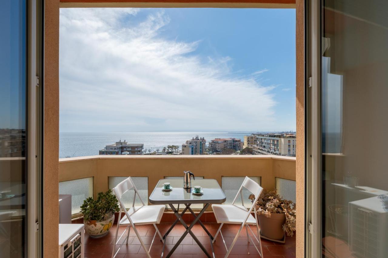 Catania Seaview Apartment With Balcony Eksteriør billede