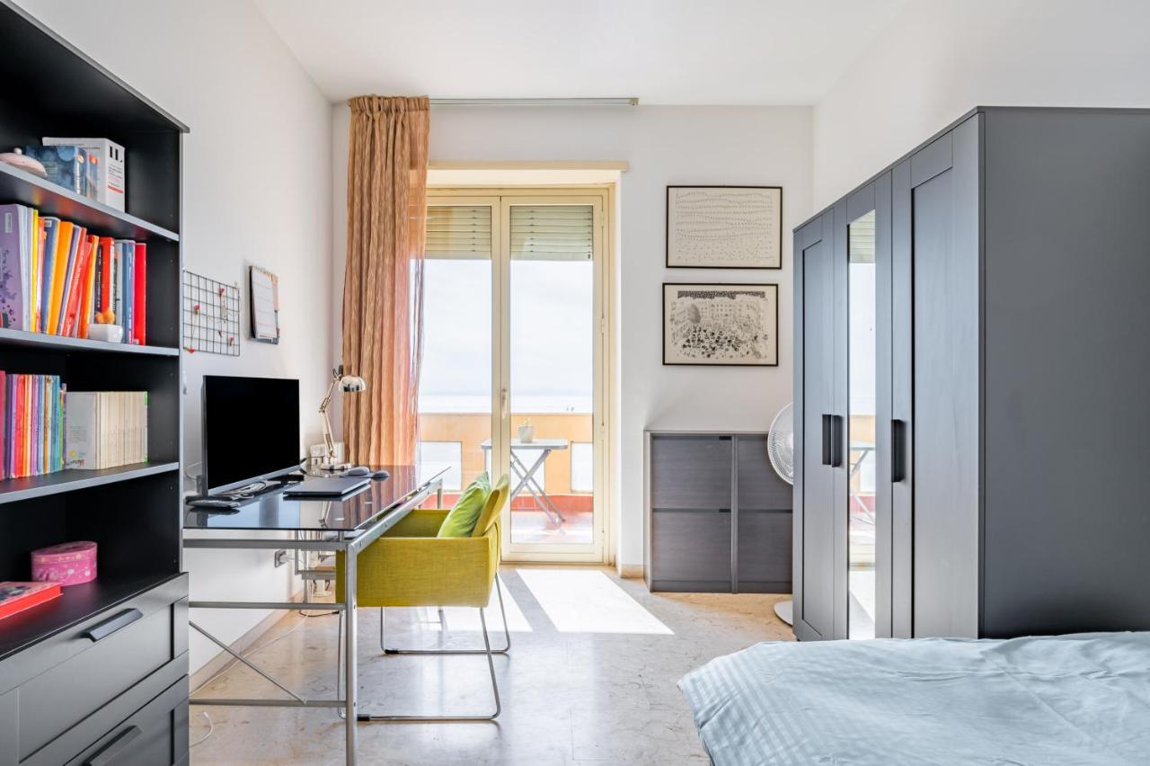 Catania Seaview Apartment With Balcony Eksteriør billede